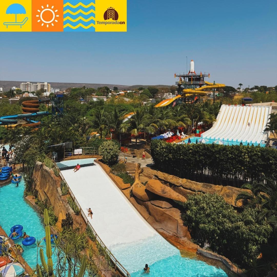 Aparthotel Piazza Com Acesso Ao Acqua Park - Gustavo Caldas Novas Exterior foto