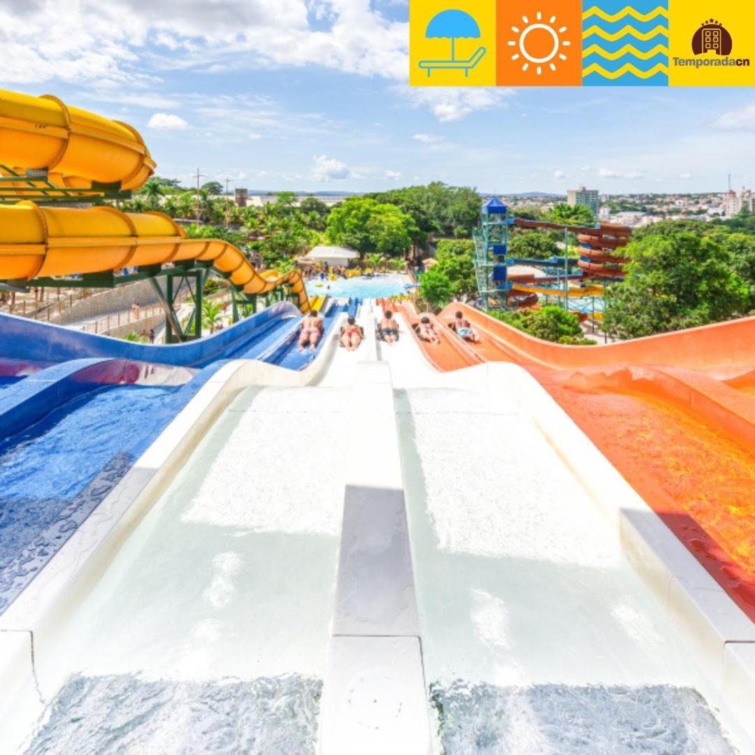 Aparthotel Piazza Com Acesso Ao Acqua Park - Gustavo Caldas Novas Exterior foto